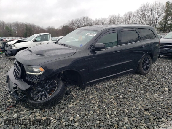 2016 Dodge Durango R/T z VIN 1C4SDJCT0GC454203, wystawiony jako Copart lot #52600155 z przebiegiem 143 634 mil mil oraz Szkoda całkowita • Salvage title. Historia ofert i sprzedaży dostępna na DreamBid. Obrazek 1.