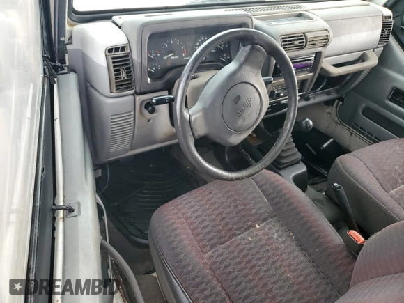1997 Jeep Wrangler Sport with VIN 1J4FY19S9VP430180, listed as a Copart auction lot 74774704 with 0 mi miles and Salvage Title. Bid and sale history available at carsss.com. Image 8.