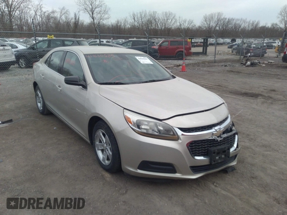 2015 Chevrolet Malibu LS with VIN 1G11A5SL5FF117190, listed as a IAAI auction lot 41830585 with 128,937 mi miles and . Bid and sale history available at DreamBid. Image 1.