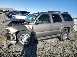 2003 Chevrolet Tahoe Z71 with VIN 1GNEK13T03R137393, listed as a Copart auction lot 86748334 with 0 mi miles and Salvage Title. Bid and sale history available at carsss.com. Image 1.