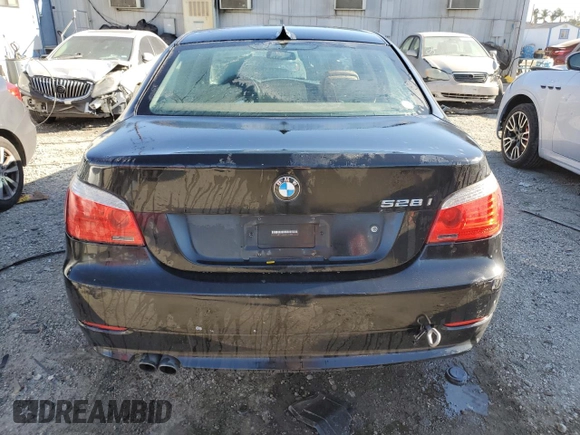 2010 BMW 5 Series 528i with VIN WBANU5C59AC460673, listed as a Copart auction lot 49471175 with 130,726 mi miles and Clean Title. Bid and sale history available at carsss.com. Image 6.