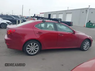 2008 Lexus IS 250 with VIN JTHCK262285020968, listed as a IAAI auction lot 41913121 with 125,435 mi miles. Bid and sale history available at carsss.com. Image 13.