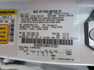 2019 Ford Fusion Hybrid SE with VIN 3FA6P0LU3KR157227, listed as a Copart auction lot 72913652 with 51,912 mi miles. Bid and sale history available at carsss.com. Image 14.