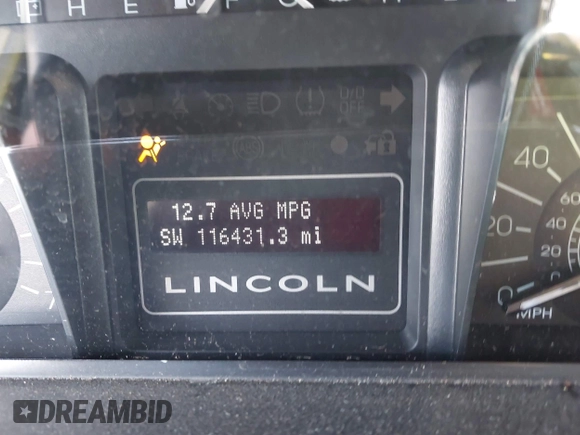 2008 Lincoln Navigator with VIN 5LMFU28538LJ21943, listed as a IAAI auction lot 41764473 with 116,431 mi miles. Bid and sale history available at carsss.com. Image 16.