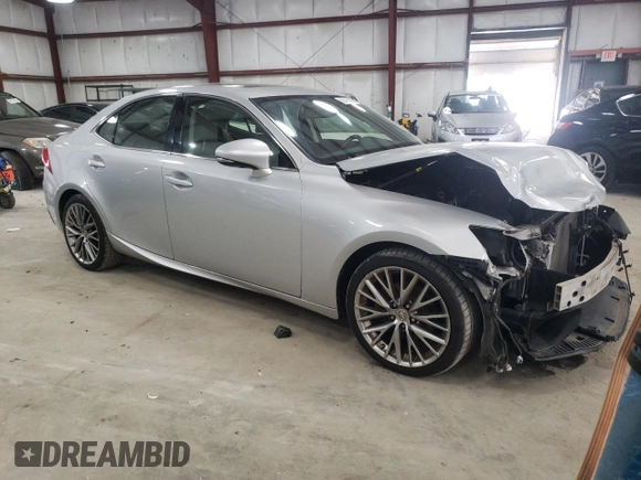 2014 Lexus IS 250 with VIN JTHCF1D29E5012959, listed as a Copart auction lot 62414835 with 57,845 mi miles and Salvage title. Bid and sale history available at DreamBid. Image 4.