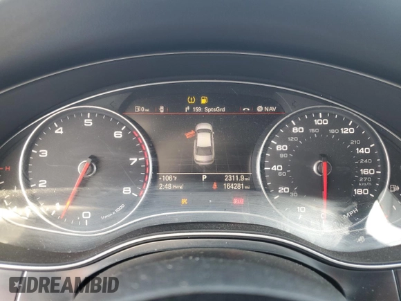 2015 Audi A6 2.0T Premium with VIN WAUCFAFC4FN032218, listed as a Copart auction lot 70088284 with 164,281 mi miles and Clean Title. Bid and sale history available at carsss.com. Image 9.