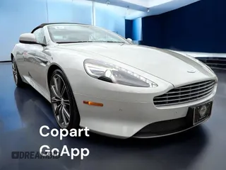 2015 Aston Martin DB9 with VIN SCFFDAFM0FGB16XXX, listed as a Copart auction lot 48625335 with 20,100 mi miles and Clean Title. Bid and sale history available at carsss.com. Image 1.