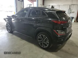 2022 Hyundai Kona N Line with VIN KM8K3CA35NU753190, listed as a Copart auction lot 62515424 with 51,110 mi miles and Salvage title. Bid and sale history available at DreamBid. Image 2.