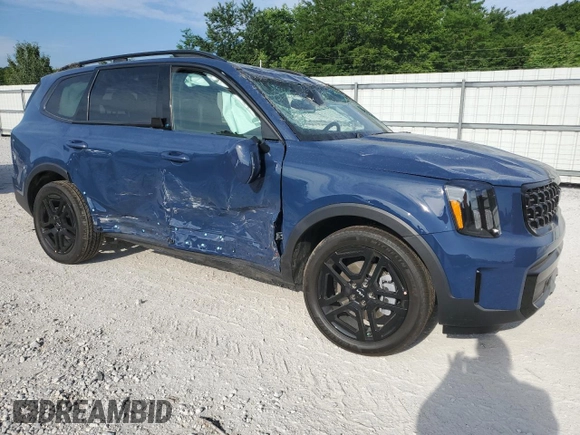 2024 Kia Telluride EX X-Line z VIN 5XYP3DGC2RG527526, wystawiony jako Copart lot #59525374 z przebiegiem 397 mil mil oraz Szkoda całkowita • Salvage title. Historia ofert i sprzedaży dostępna na DreamBid. Obrazek 4.