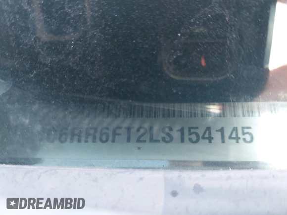 2020 Ram 1500 Tradesman with VIN 1C6RR6FT2LS154145, listed as a IAAI auction lot 42228981 with 47,402 mi miles and . Bid and sale history available at DreamBid. Image 9.