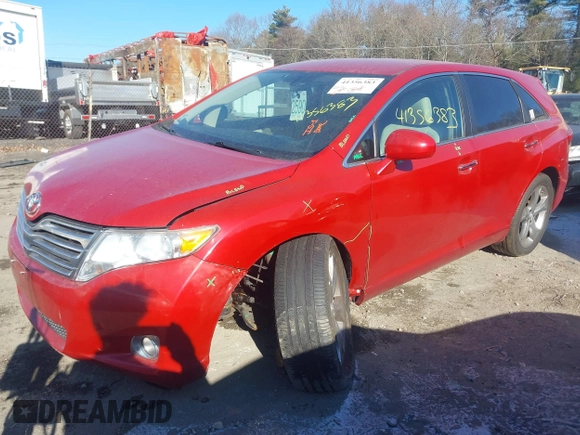 2009 Toyota Venza with VIN 4T3BK11AX9U023326, listed as a IAAI auction lot 41356383 with 53,590 mi miles and . Bid and sale history available at DreamBid. Image 17.