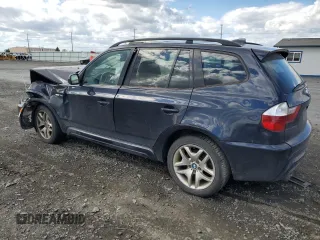 2008 BMW X3 3.0si with VIN WBXPC93458WJ10403, listed as a Copart auction lot 55176635 with Not Provided miles and Salvage Title. Bid and sale history available at DreamBid. Image 2.