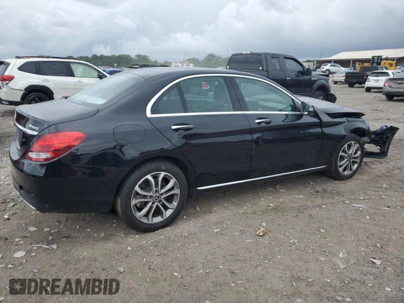 2017 Mercedes-Benz C 300 with VIN 55SWF4KB7HU217300, listed as a Copart auction lot 58961125 with 101,054 mi miles and Salvage title. Bid and sale history available at DreamBid. Image 3.