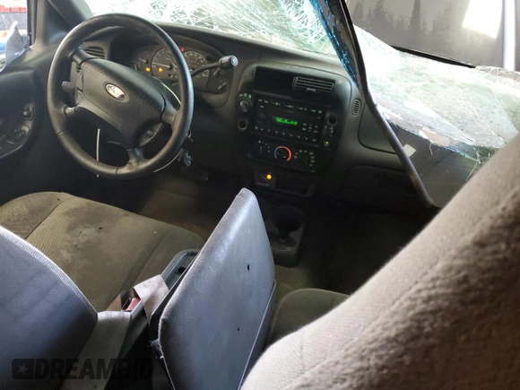 2001 Ford Ranger XL Fleet with VIN 1FTZR15E41TA57115, listed as a Copart auction lot 53724475 with 283,592 mi miles and Clean Title. Bid and sale history available at DreamBid. Image 8.