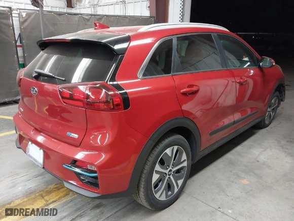 2020 Kia Niro EV EX with VIN KNDCC3LG4L5040684, listed as a IAAI auction lot 41637584 with 40,734 mi miles. Bid and sale history available at carsss.com. Image 4.