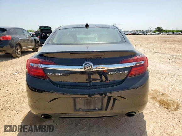 2017 Buick Regal Premium II with VIN 2G4GR5GX3H9106623, listed as a Copart auction lot 65352405 with 124,231 mi miles and Clean title. Bid and sale history available at DreamBid. Image 6.