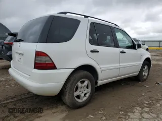 2001 Mercedes-Benz M 320/430/500 with VIN 4JGAB54E51A277087, listed as a Copart auction lot 58258675 with 221,151 mi miles and Salvage title. Bid and sale history available at DreamBid. Image 3.