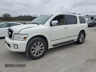 2008 Infiniti QX56 with VIN 5N3AA08C88N911596, listed as a Copart auction lot 81127204 with 82,758 mi miles and Salvage Title. Bid and sale history available at carsss.com. Image 1.