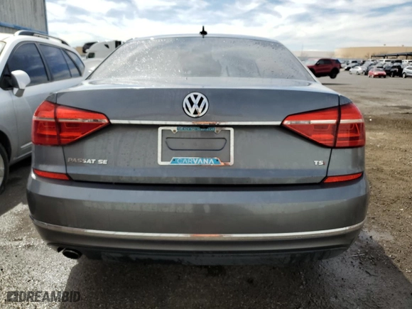 2016 Volkswagen Passat 1.8T SE w/Technology with VIN 1VWBT7A32GC067125, listed as a Copart auction lot 49298105 with 109,077 mi miles and Clean Title. Bid and sale history available at carsss.com. Image 6.