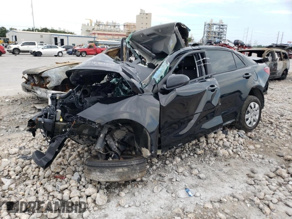 2023 Kia Rio S with VIN 3KPA24AD4PE586940, listed as a Copart auction lot 67748104 with Not Provided miles and Salvage Title. Bid and sale history available at DreamBid. Image 1.