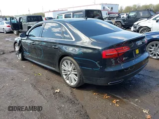 2017 Audi A8 with VIN WAU44AFD0HN019147, listed as a IAAI auction lot 41925027 with 44,542 mi miles and . Bid and sale history available at DreamBid. Image 3.