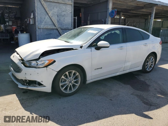 2017 Ford Fusion Hybrid SE with VIN 3FA6P0LU8HR381067, listed as a Copart auction lot 60173255 with 76,046 mi miles and Salvage title. Bid and sale history available at DreamBid. Image 1.