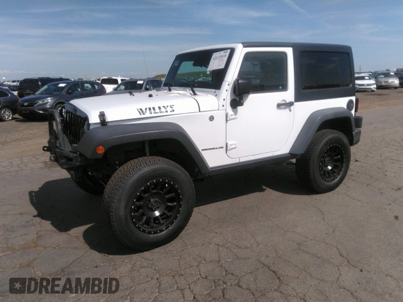 2016 Jeep Wrangler Sport with VIN 1C4AJWAG2GL280156, listed as a IAAI auction lot 42202881 with 55,942 mi miles and . Bid and sale history available at carsss.com. Image 2.
