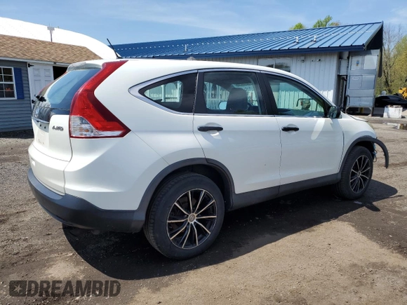 2013 Honda CR-V LX with VIN 5J6RM4H31DL057887, listed as a Copart auction lot 55720285 with 104,656 mi miles and Salvage Title. Bid and sale history available at DreamBid. Image 3.