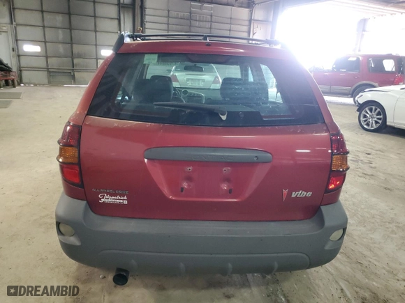 2003 Pontiac Vibe with VIN 5Y2SM62883Z414081, listed as a Copart auction lot 47938844 with 123,827 mi miles and Salvage Title. Bid and sale history available at carsss.com. Image 6.