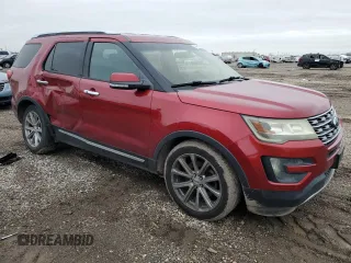 2016 Ford Explorer Limited with VIN 1FM5K7F83GGA79117, listed as a Copart auction lot 45046675 with 143,550 mi miles and Salvage Title. Bid and sale history available at DreamBid. Image 4.