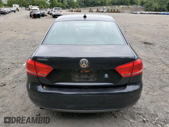 2013 Volkswagen Passat Wolfsburg Edition with VIN 1VWAP7A31DC133451, listed as a Copart auction lot 69592224 with 76,611 mi miles and Salvage Title. Bid and sale history available at carsss.com. Image 6.