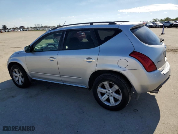2006 Nissan Murano S with VIN JN8AZ08T76W416050, listed as a Copart auction lot 47643815 with 190,082 mi miles and Salvage Title. Bid and sale history available at carsss.com. Image 2.