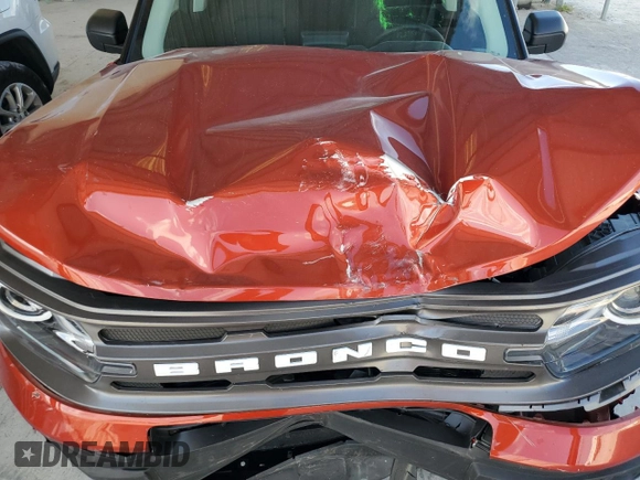 2024 Ford Bronco Sport Big Bend with VIN 3FMCR9B62RRF56148, listed as a Copart auction lot 57823095 with 2,154 mi miles and Salvage title. Bid and sale history available at DreamBid. Image 12.