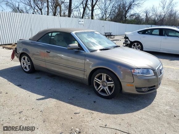 2008 Audi A4 2.0T with VIN WAUAF48H18K016824, listed as a Copart auction lot 50129485 with 121,376 mi miles and Salvage Title. Bid and sale history available at carsss.com. Image 4.