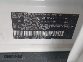2024 Toyota RAV4 XLE with VIN 2T3P1RFV2RW454181, listed as a IAAI auction lot 42673458 with 31,803 mi miles and . Bid and sale history available at DreamBid. Image 9.