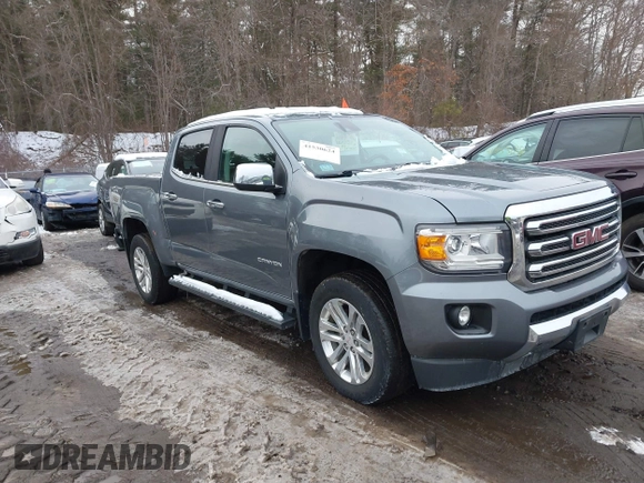 2018 GMC Canyon 4WD SLT with VIN 1GTG6DEN2J1301633, listed as a IAAI auction lot 41530624 with 98,771 mi miles. Bid and sale history available at carsss.com. Image 1.