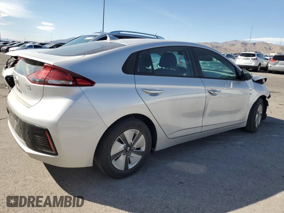 2017 Hyundai Ioniq Blue with VIN KMHC65LC1HU022362, listed as a Copart auction lot 49693105 with 102,550 mi miles and Salvage Title. Bid and sale history available at DreamBid. Image 3.