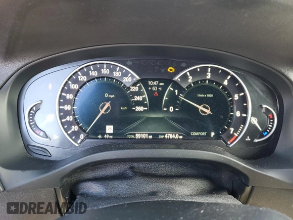 2018 BMW X3 xDrive30i with VIN 5UXTR9C54JLD68407, listed as a Copart auction lot 73364604 with 59,101 mi miles and Salvage Title. Bid and sale history available at carsss.com. Image 9.