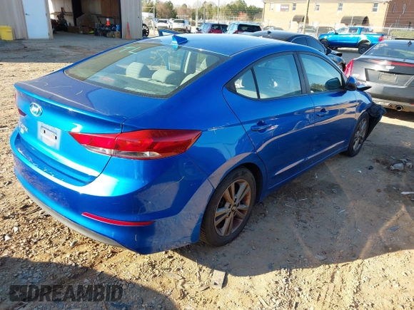 2018 Hyundai Elantra SEL with VIN 5NPD84LF6JH313818, listed as a IAAI auction lot 41833749 with 237,802 mi miles and . Bid and sale history available at DreamBid. Image 4.