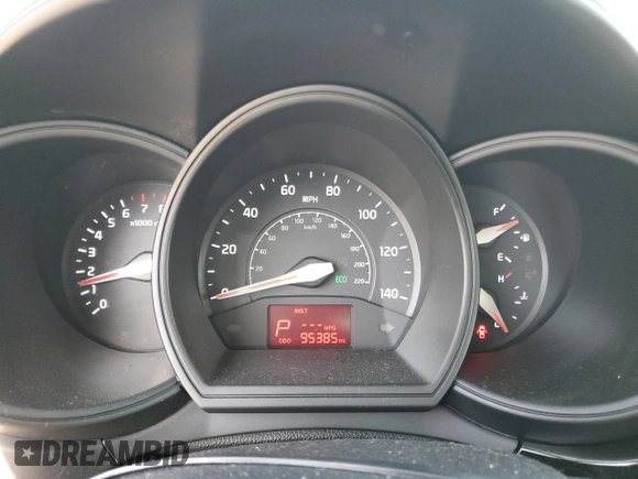 2017 Kia Rio LX with VIN KNADM4A31H6061904, listed as a Copart auction lot 49607505 with 95,385 mi miles and Salvage Title. Bid and sale history available at carsss.com. Image 9.