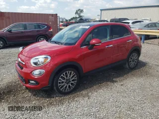 2017 FIAT 500X Lounge with VIN ZFBCFXDB4HP591388, listed as a Copart auction lot 59065624 with 135,494 mi miles and Salvage title. Bid and sale history available at DreamBid. Image 1.