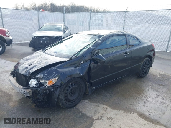 2011 Honda Civic Cpe LX with VIN 2HGFG1B68BH516944, listed as a IAAI auction lot 41562173 with 1 mi miles. Bid and sale history available at carsss.com. Image 2.