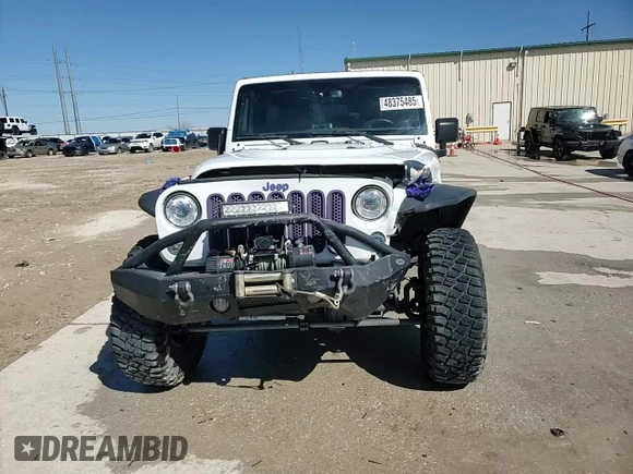 2017 Jeep Wrangler Unlimited Sport with VIN 1C4BJWDG4HL521751, listed as a Copart auction lot 48375485 with 89,117 mi miles and Salvage title. Bid and sale history available at DreamBid. Image 14.