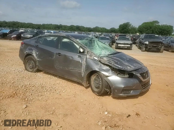 2021 Nissan Versa S with VIN 3N1CN8DV9ML907277, listed as a Copart auction lot 57128655 with Not provided miles and Salvage title. Bid and sale history available at DreamBid. Image 13.