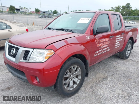 2021 Nissan Frontier SV with VIN 1N6ED0EA1MN703303, listed as a IAAI auction lot 42340418 with 58,220 mi miles and . Bid and sale history available at DreamBid. Image 2.