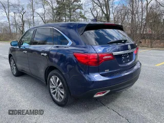 2014 Acura MDX Tech Pkg with VIN 5FRYD4H46EB002929, listed as a Copart auction lot 53697895 with 285,923 mi miles and Clean Title. Bid and sale history available at carsss.com. Image 3.