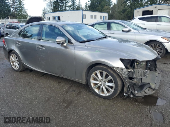 2014 Lexus IS 250 with VIN JTHBF1D21E5032098, listed as a Copart auction lot 50249285 with 81,821 mi miles and Salvage Title. Bid and sale history available at DreamBid. Image 4.