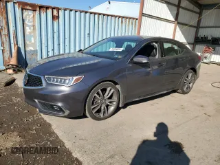 2019 Acura TLX w/Advance Pkg with VIN 19UUB3F84KA001323, listed as a Copart auction lot 76059804 with 32,407 mi miles and Salvage Title. Bid and sale history available at carsss.com. Image 1.