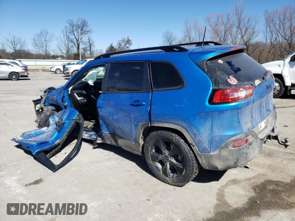 2018 Jeep Cherokee Limited with VIN 1C4PJMDX8JD571983, listed as a Copart auction lot 47087865 with 116,840 mi miles and Salvage Title. Bid and sale history available at carsss.com. Image 2.