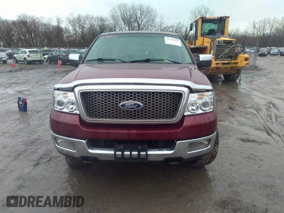 2005 Ford F-150 XLT with VIN 1FTPW14565KE49963, listed as a IAAI auction lot 41709433 with 202,322 mi miles. Bid and sale history available at carsss.com. Image 12.
